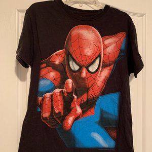 Black Spiderman Tee